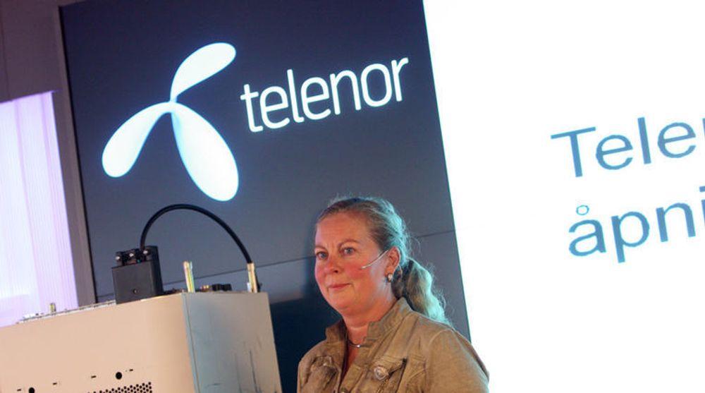 Åpnet nytt mobilnett: Berit Svensen er direktør for Telenor Norge, og sitter også i selskapets konsernledelse.