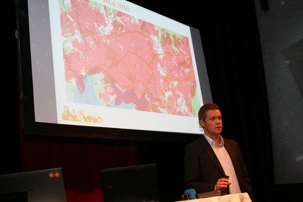 Netcom dekker allerede 2/3 av Oslo med sitt 4G-nett, resten bygges ut neste år, fortalte fung. produktdirektør Vegard Kjenner.