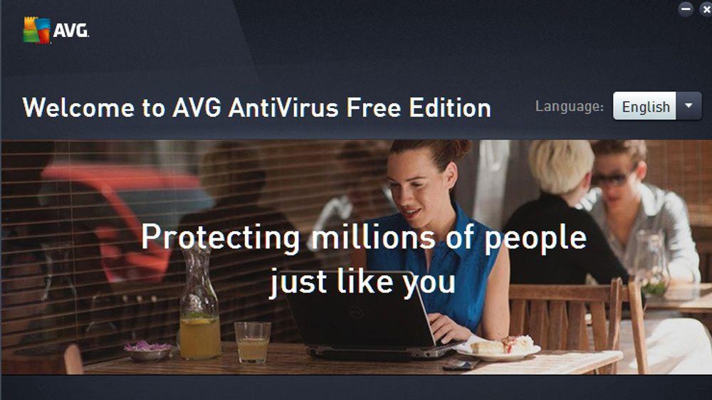 Installasjonen av AVG AntiVirus Free Edition, programvaren som leverandøren vil tjene penger på ved å selge visse brukerdata til tredjeparter.
