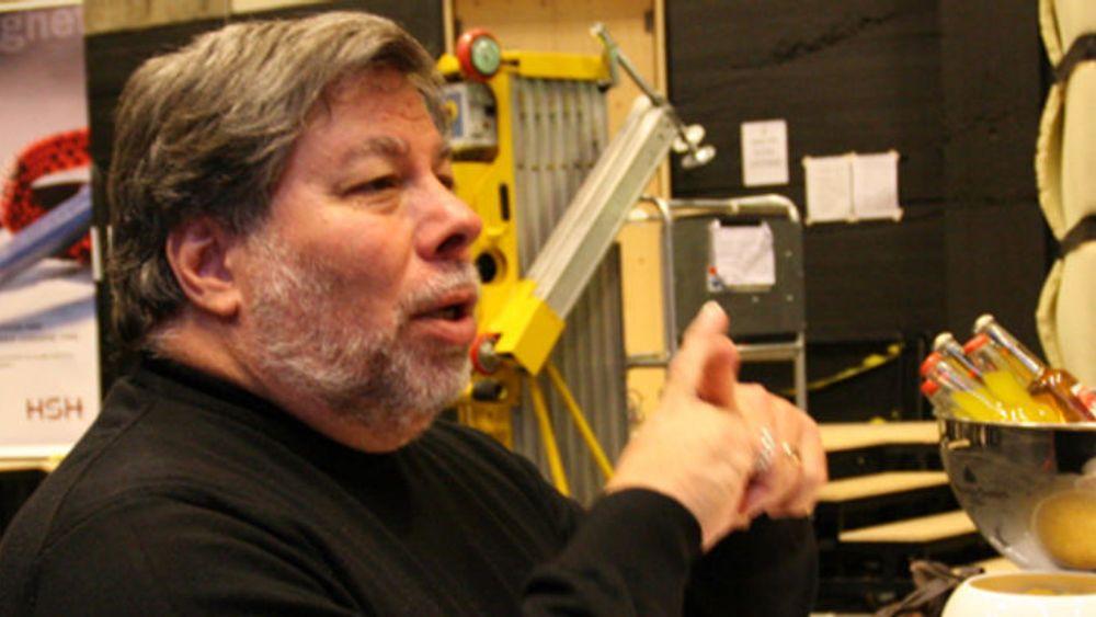 IT-personligheten Steve Wozniak returnerer til Norge. Her fra forrige besøk under HSH-konferansen i Oslo i 2009.