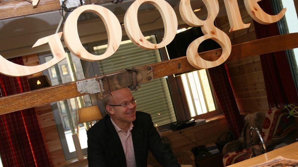 Google ringer aldri rundt, kun til de største kundene som allerede kjenner oss, sier norgessjef Jan Grønbech.
