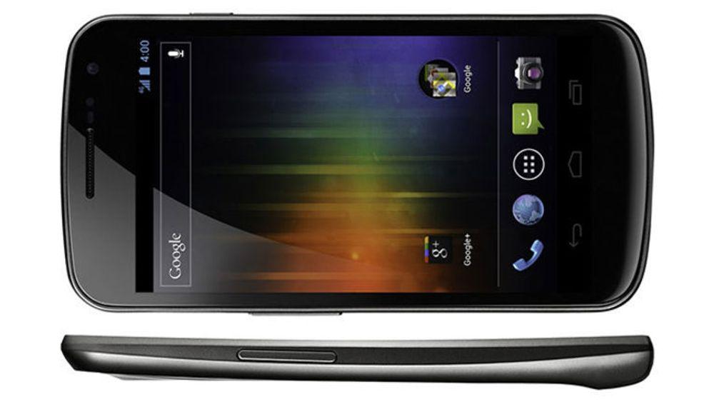 Samsungs kommende flaggskip Galaxy Nexus kjennetegnes av sin svakt buede profil.
