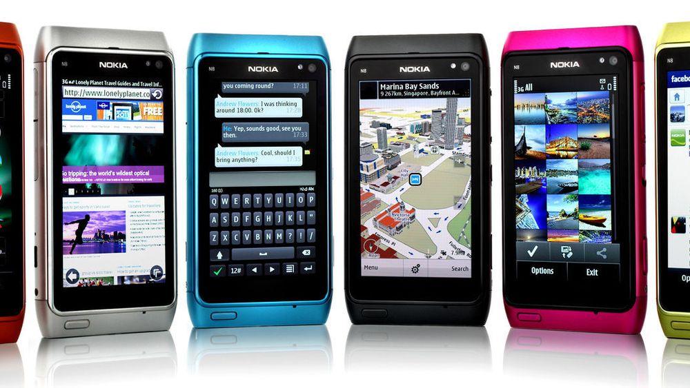 Nokia N8 er blant mobilene som kan oppgraderes til Symbian Anna.