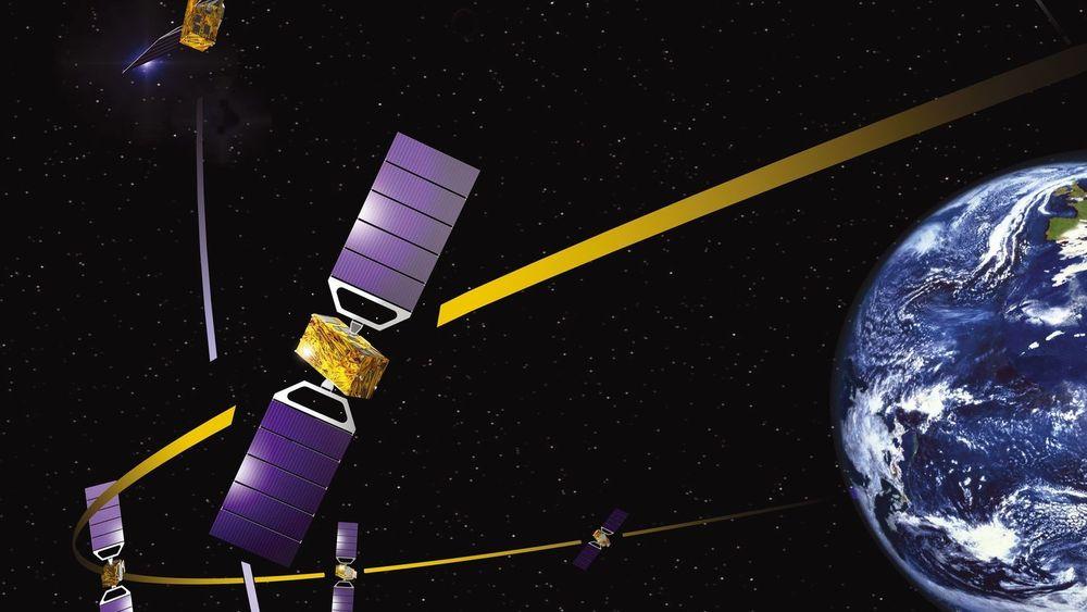 Illustrasjonsbilde for EUs system for satelittnavigasjon. Bilde: ESA-J.Huart