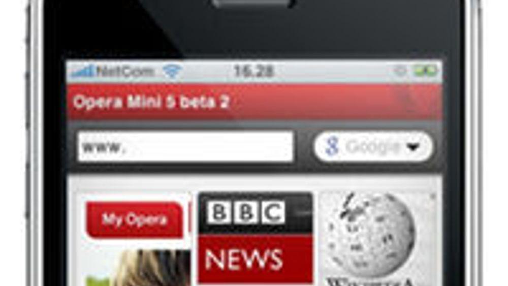 Opera Mini på iPhone