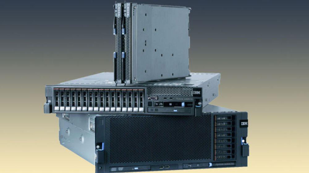 IBM har et allsidig utvalg av x86-servere, men taper markedsandeler.