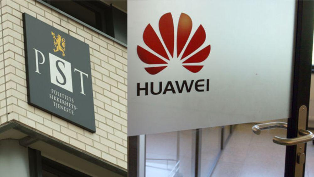 Kinesiske Huawei er hoffleverandør av både Telenors og Netcoms mobilnett her til lands. PST er bekymret.