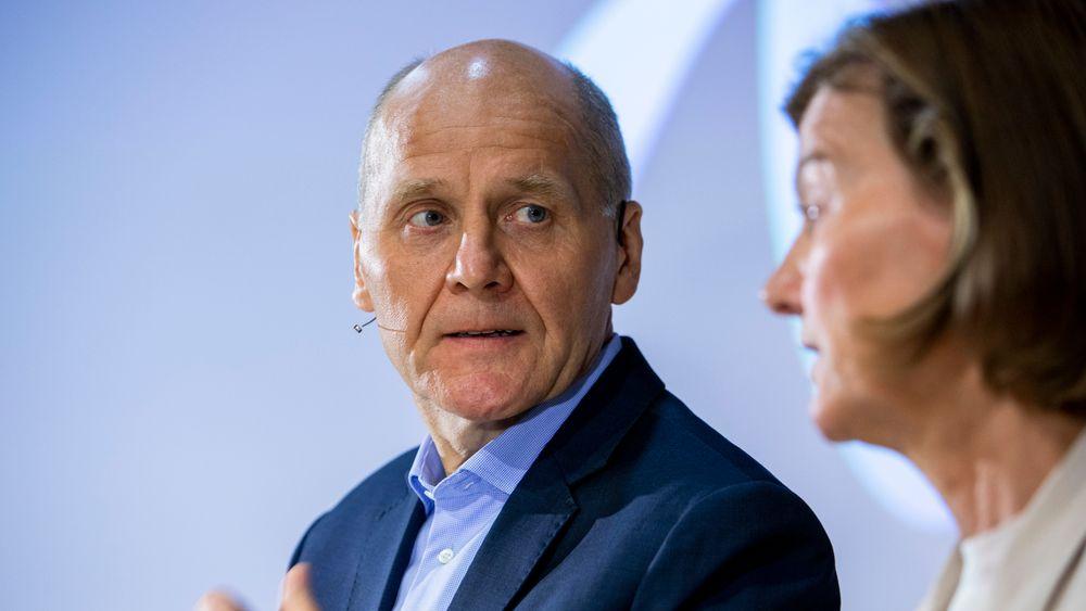 Styreleder Gunn Wærsted og konsernsjef Sigve Brekke i Telenor.