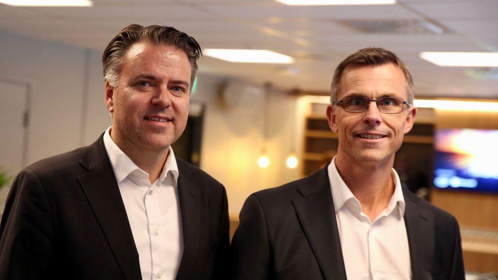 Geir Rostadmo-Strømme, salgsdirektør for enterprise-segmentet i Dell EMC Norge, og Christian Lorck, norgessjef i Dell EMC.