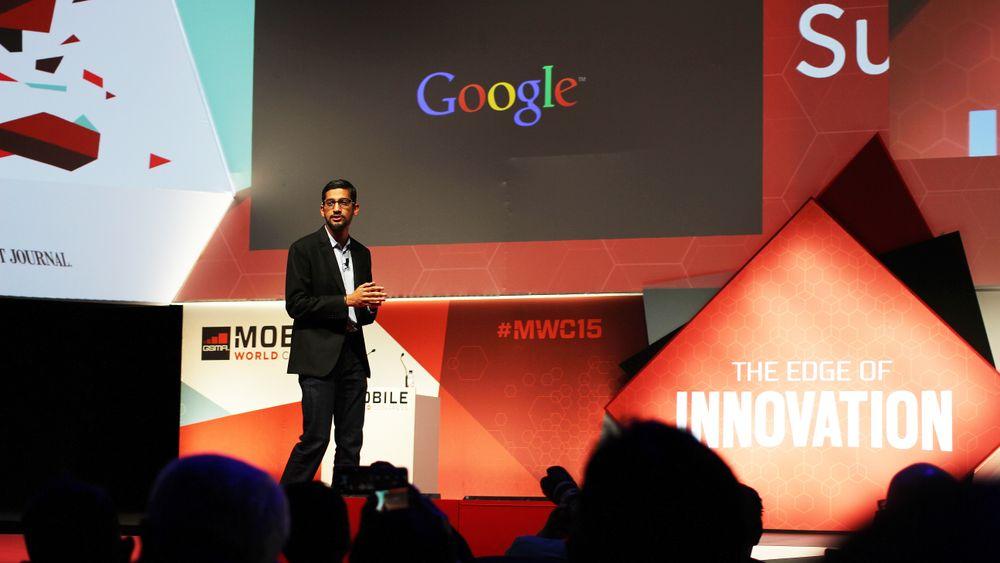 Google-sjef Sundar Pichai. Arkivfoto.