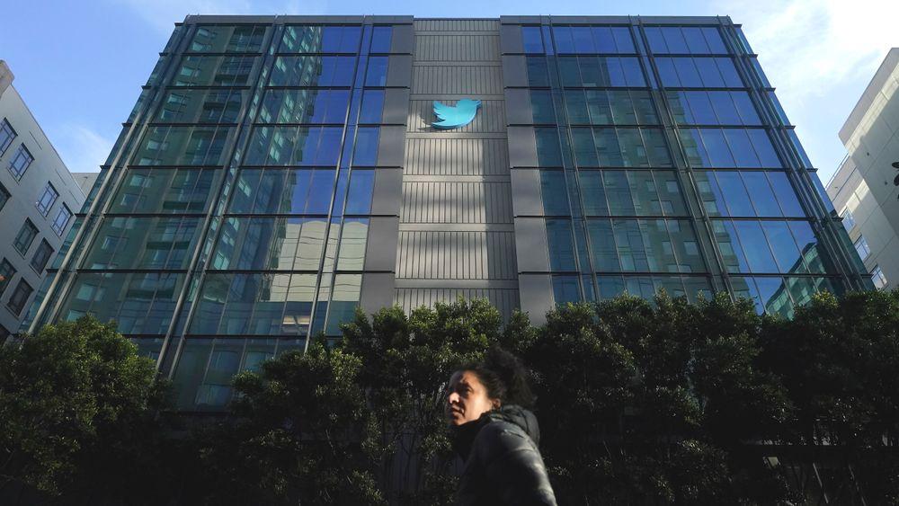 Twitters hovedkontor i San Francisco. Rundt halvparten av selskapets 7500 ansatte er sagt opp.